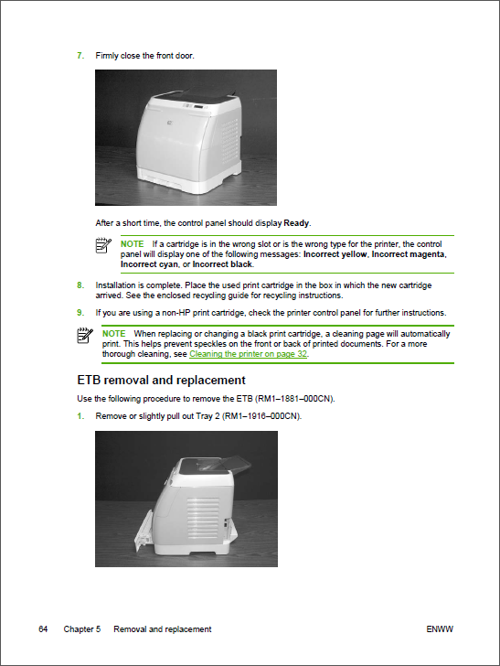 HP Color LaserJet 1600 Service Manual-3